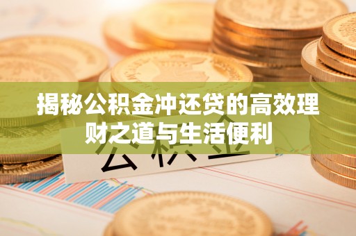 黔西南揭秘公积金冲还贷的高效理财之道与生活便利